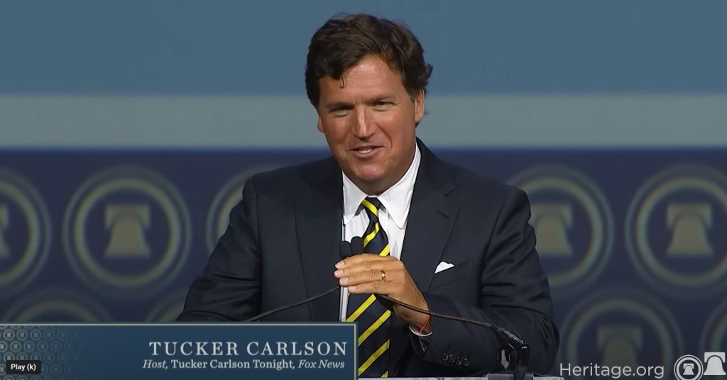 Tucker Didn’t Know He Was Giving His Farewell Speech